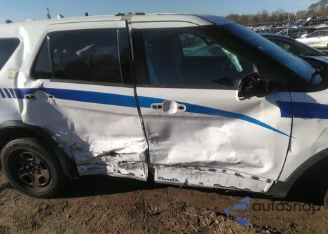 2017 Ford Police Interceptor из США, поврежденный, VIN 1FM5K8AR2HGC07919